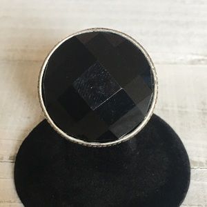 Black statement Ring